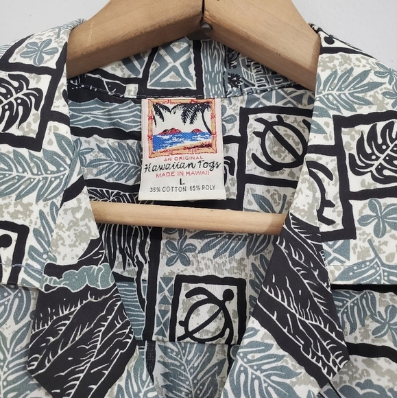 Vintage Hawaiian Togs Tropical Print Button Down Shirt - Picture 3 of 3